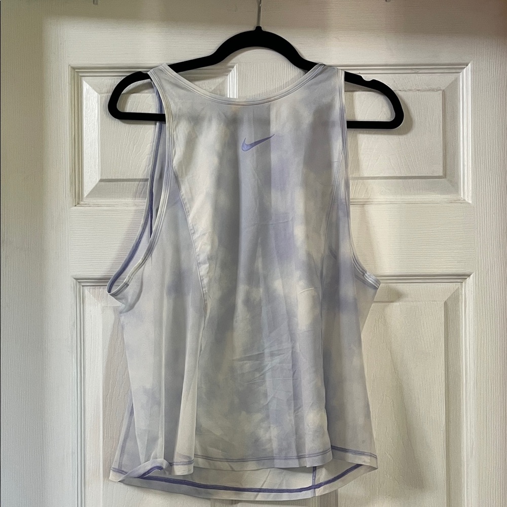Nike Women's Tie-Dye Tank Top in Purple and White
